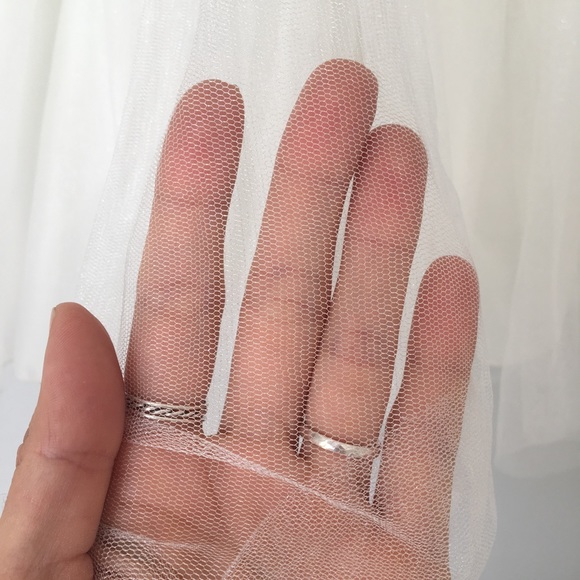 Flower Girl Dress with Tulle Overlay - Picture 2 of 4